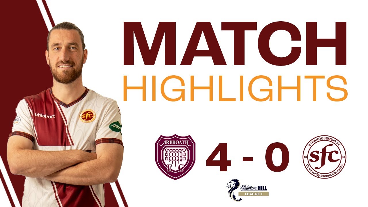 📺 HIGHLIGHTS | STENHOUSEMUIR v ARBROATH | 22/4/25