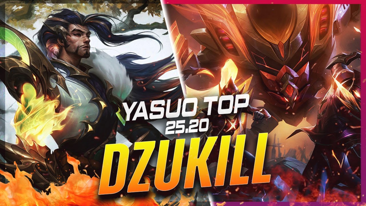 Dzukill - Yasuo vs Malphite TOP Patch 25.20 - Yasuo Gameplay