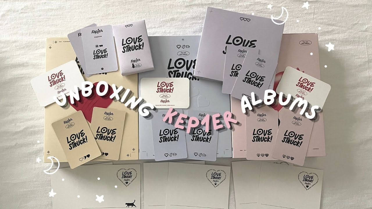 ♡ Unboxing Kep1er's Love Struck Albums ♡