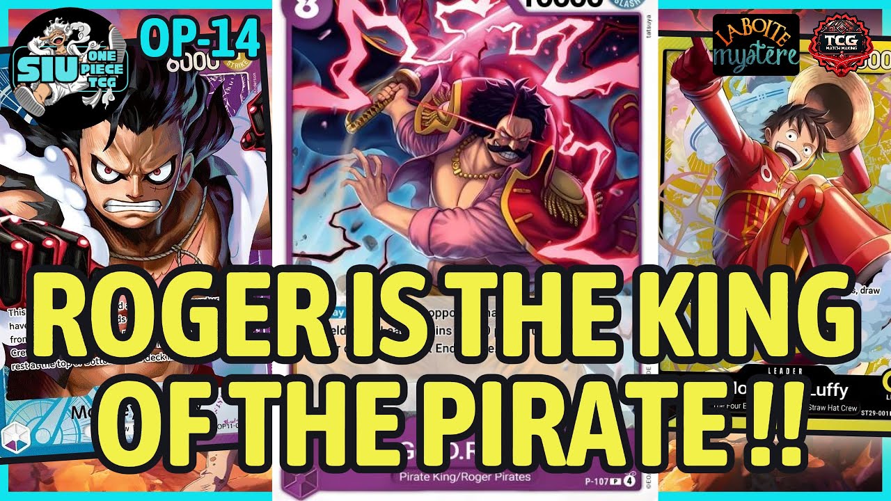 ROGER IS THE KING OF THE PIRATE!! - OP14-EB04 🔵🟣 UP Luffy VS. 🟡 ST29 Luffy 🎮 GAMEPLAY