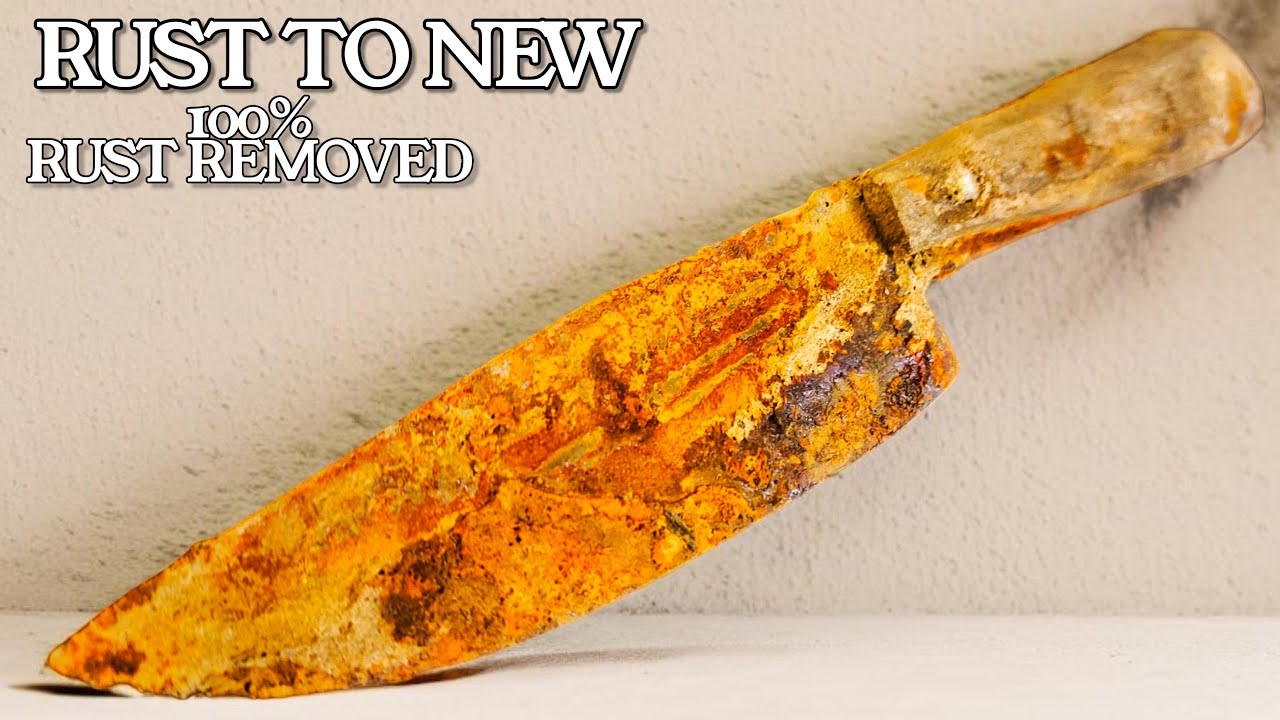 Restoring a Completely Rusted Old Knife | Rusty Knife Restoration to Like New