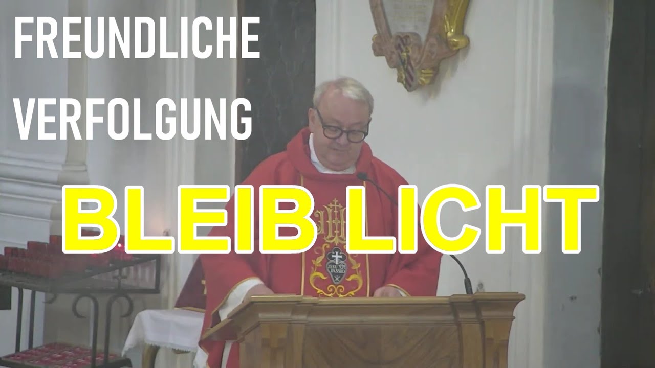 BLEIB LICHT FÜR DIE WELT !!!  -- P. Anton Lässer CP
