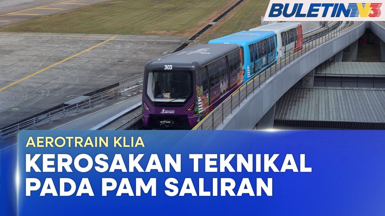 AEROTRAIN KLIA | Perkhidmatan Digantung Sementara Akibat Takungan Air Di Terowong (BU)