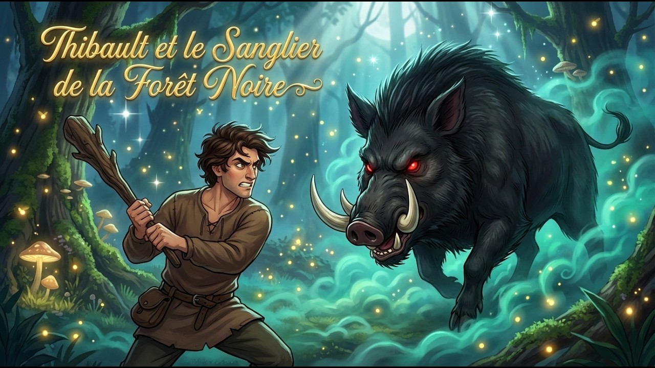 ✨ Le Sanglier de la Forêt Noire 🐗 Conte merveilleux animé français | Conte de fées magique ✨
