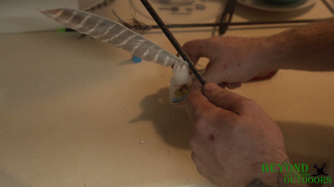 how to make turkey spiral flu flu arrows