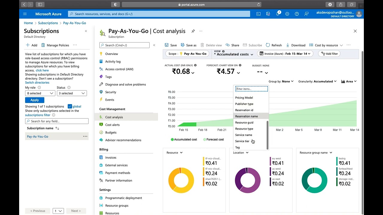 Azure Costing + Billing Portal in 5 minutes