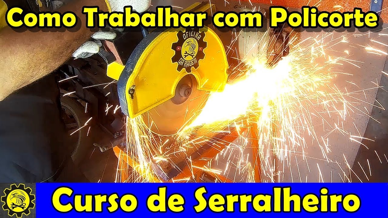 Curso de Serralheiro 07 / Policorte Profissional e Industrial / Curso de Serralheria