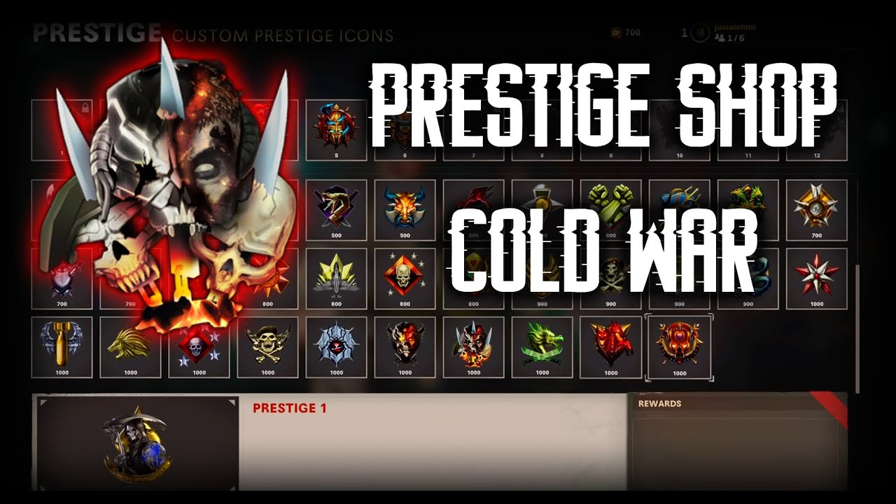 *NEW* COLD WAR PRESTIGE SHOP! PRESTIGE ICONS/CALLING CARDS: CALL OF DUTY BLACK OPS COLD WAR