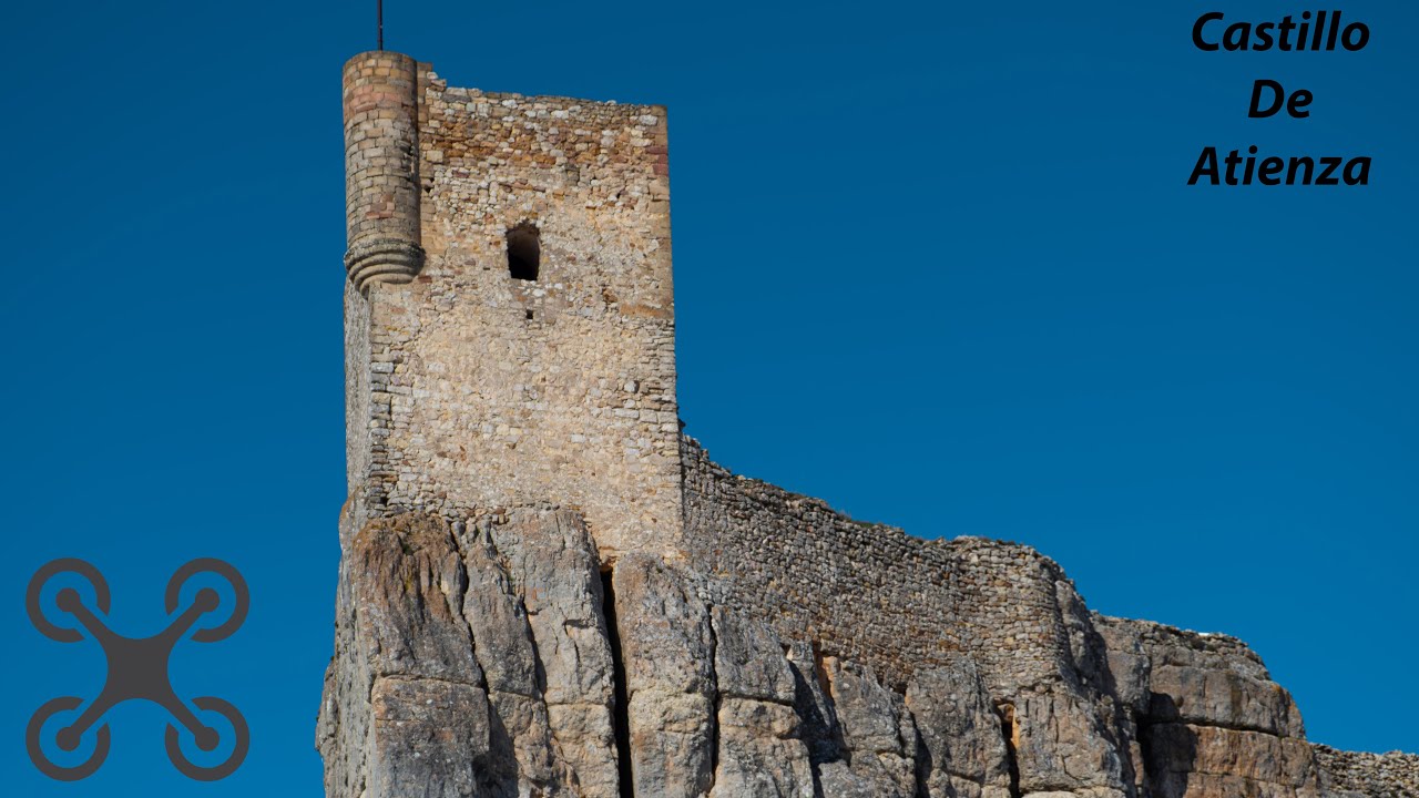 Castillo de Atienza A vista de dron
