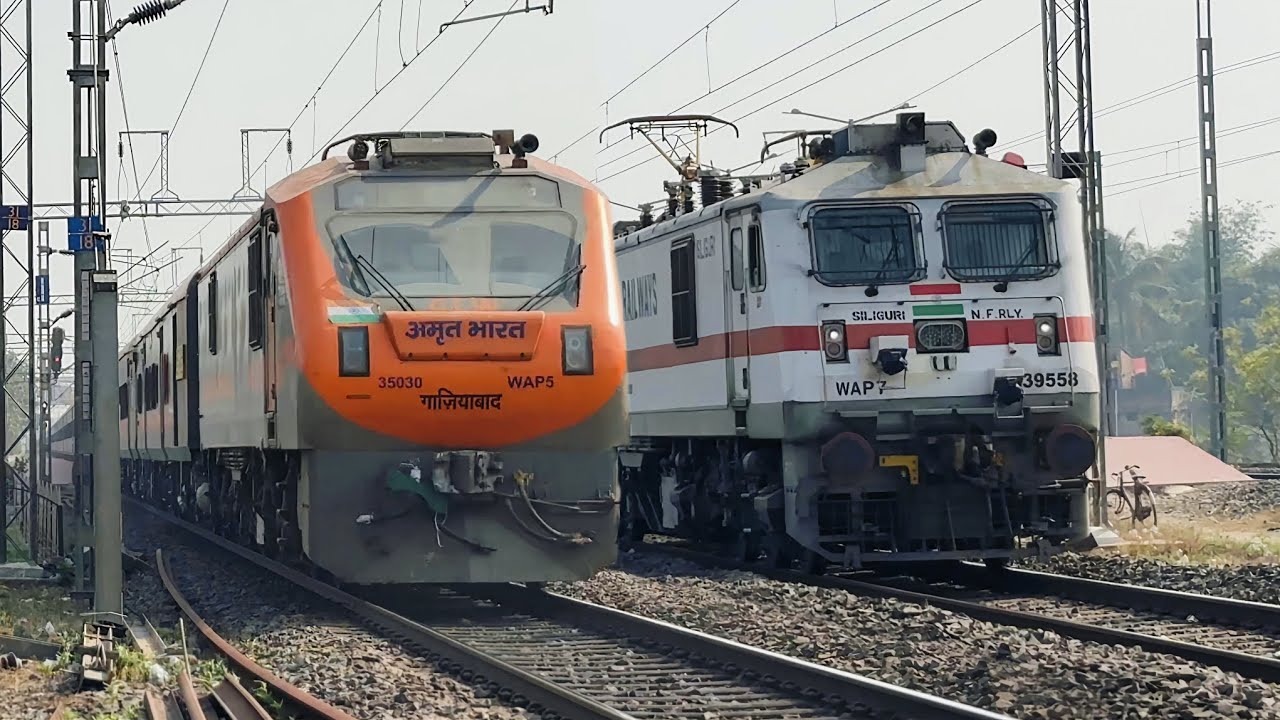 Modern Train of (ER)Amrit Bharat+Vande Bharat+VB Sleeper+WB Sampark Kranti 130 kmph Sporting