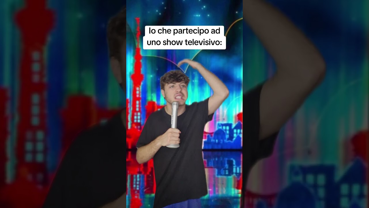 io in uno show televisivo😂😎