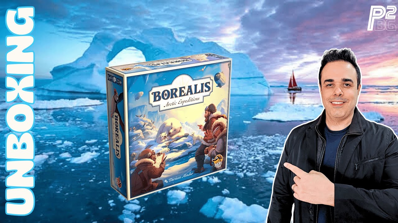 Borealis Arctic Expeditions Board Game Unboxing