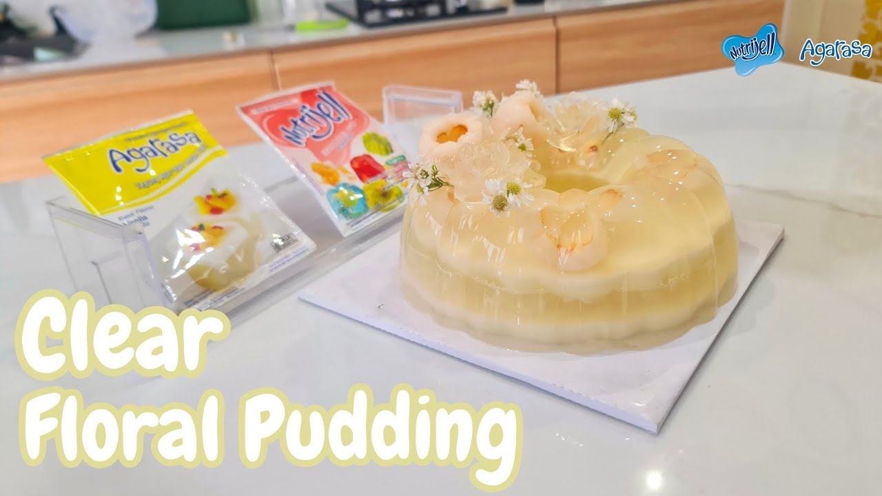 Clear Floral Puding
