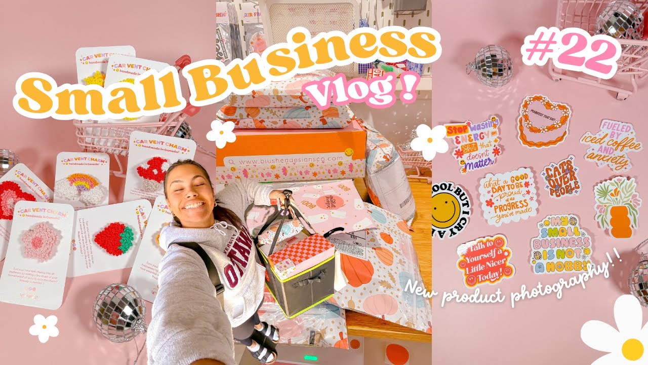 A chaotic week as a small business owner & college student ✿ | Studio Vlog 022 | Small business vlog