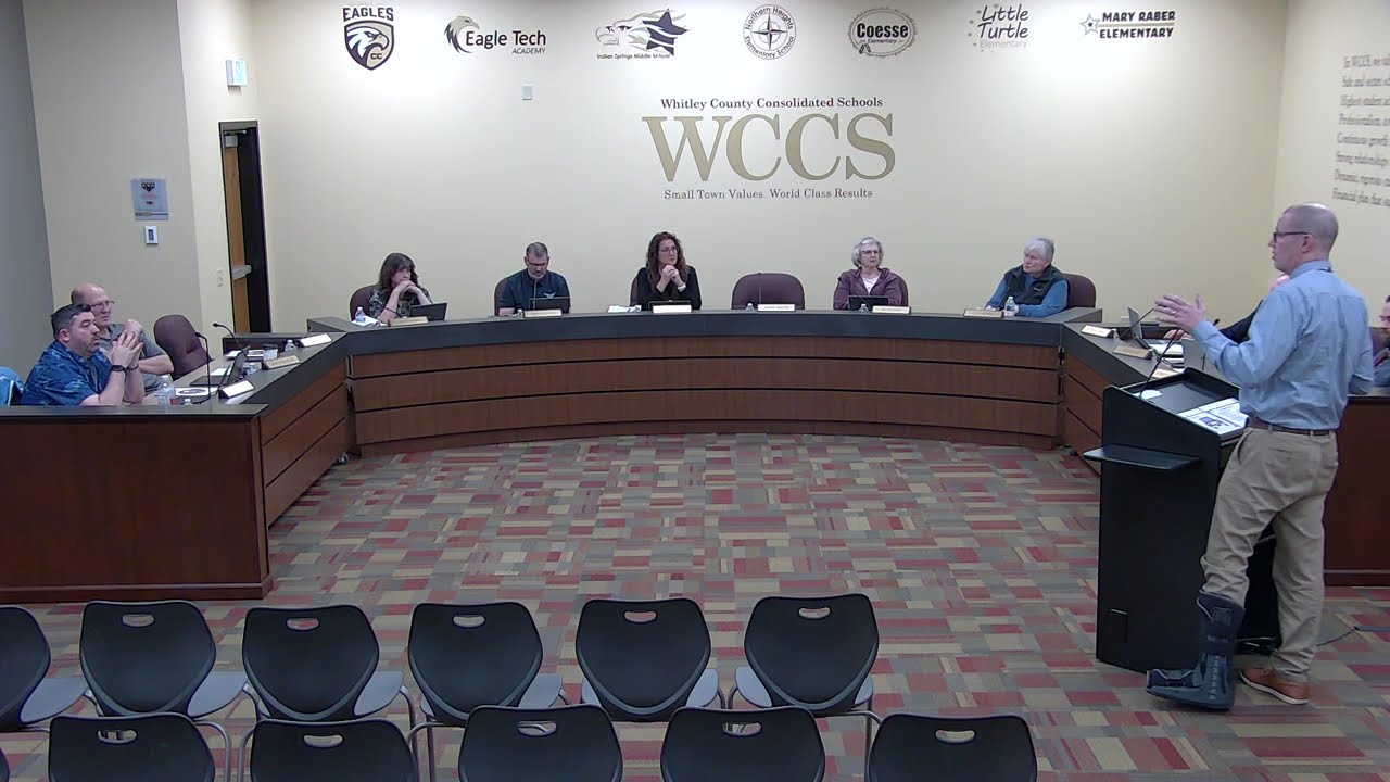 WCCS Board of Trustees Meeting - Monday, March 9, 2026