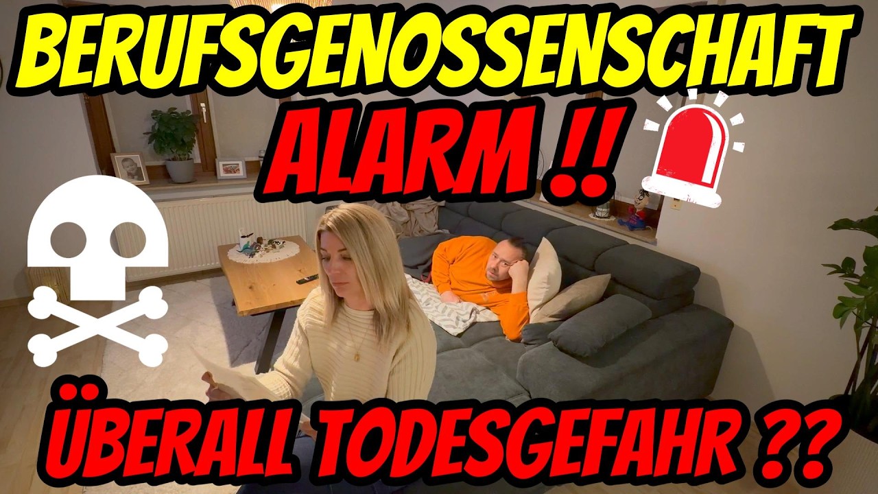 Gockels Verrückte Welt ! Berufsgenossenschaft ALARM ! Überall Todesgefahr ??