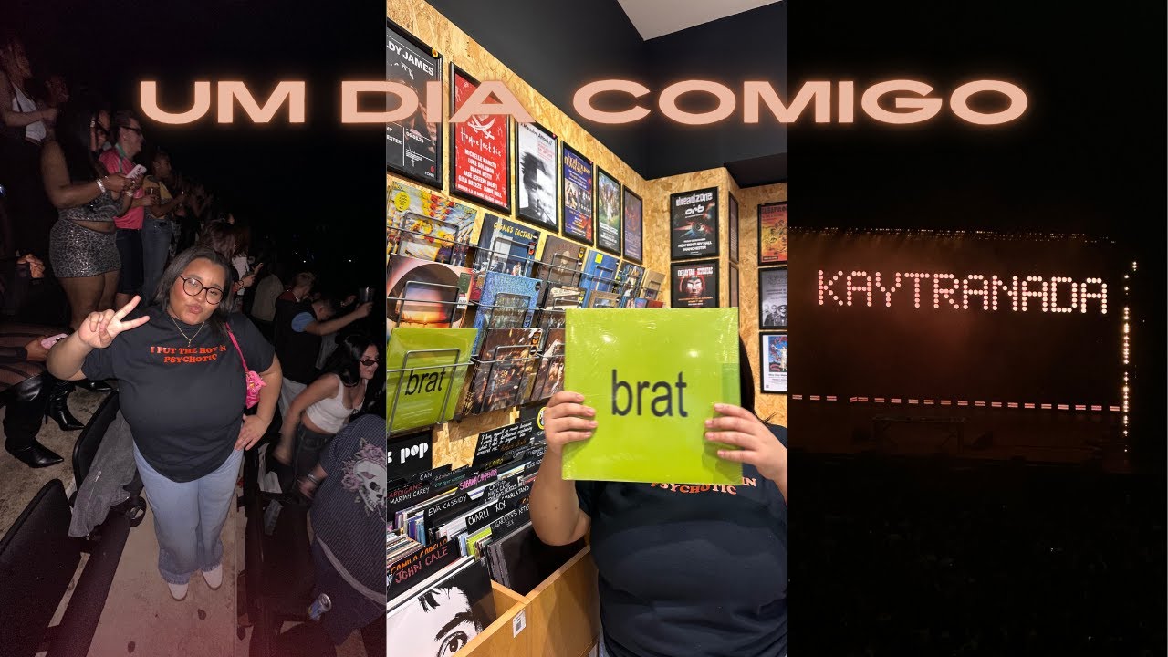 UM DIA COMIGO: compras, dilly dally, show do kaytranada 💫