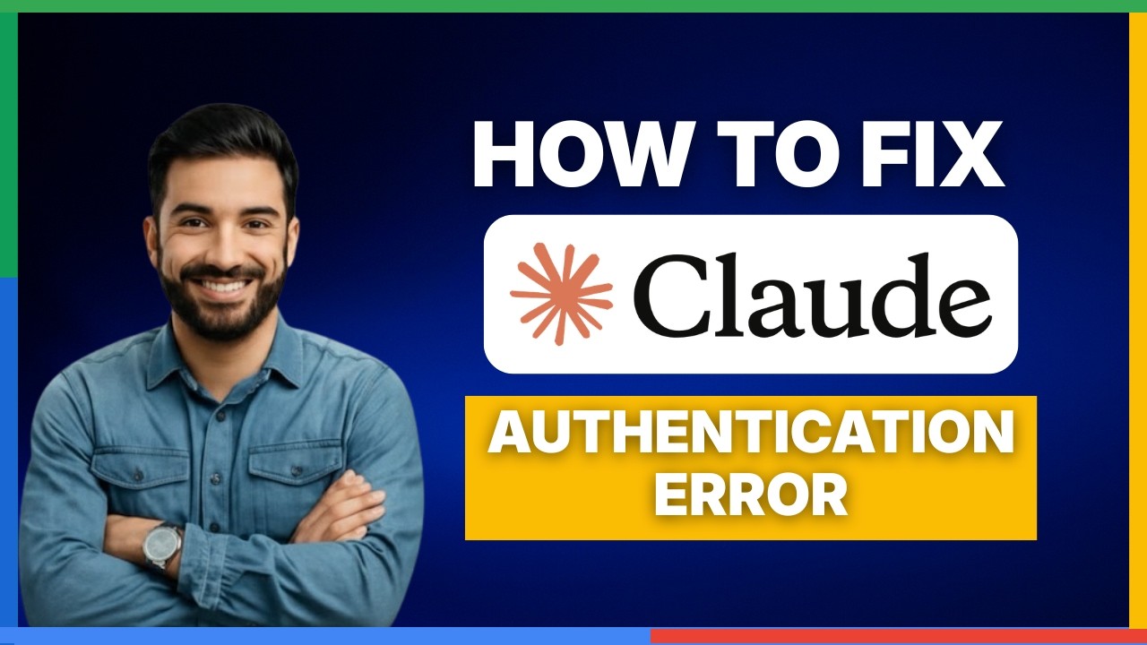 How to fix Claude Code authentication error[FULL GUIDE]