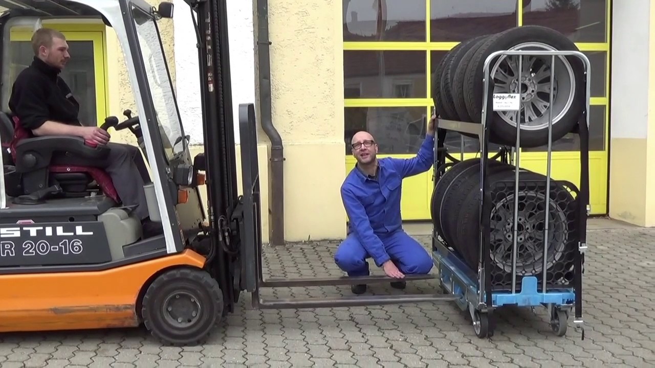 Die Vorteile - Reifenwagen Loggyflex RT von unyco