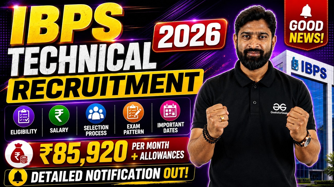 IBPS SO 2026 Recruitment Process Breakdown | Eligibility, Salary & Interview Strategy