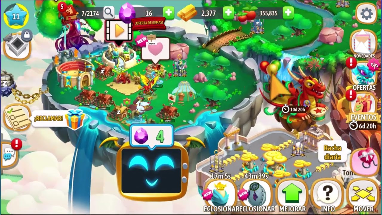 Isla Laberinto Evento Dragon City Parte#21