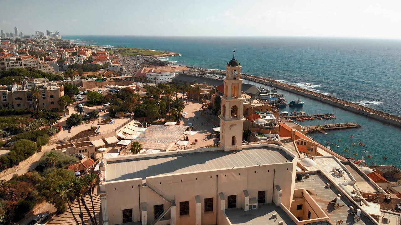 Jaffa Port Tel Aviv - Israel from Above 4K (Dji Mavic Air) נמל יפו - תל אביב