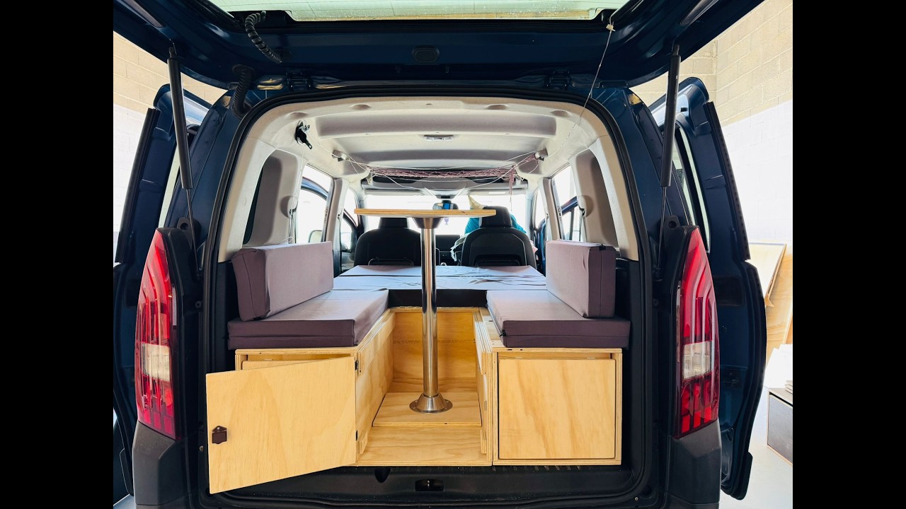 Kit aménagement Peugeot Rifter – Meuble camper amovible pour Rifter aménagé