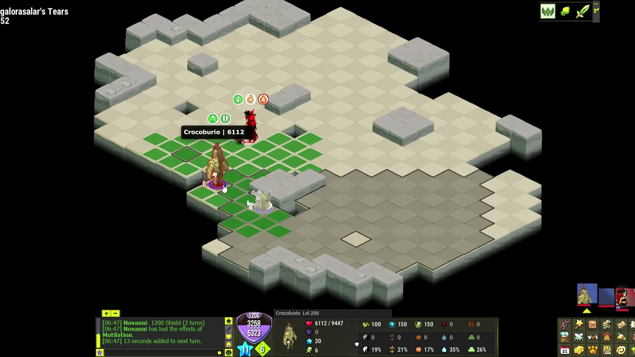 Novanni -Dofus : Crocoburio Fight as Strength Sacri