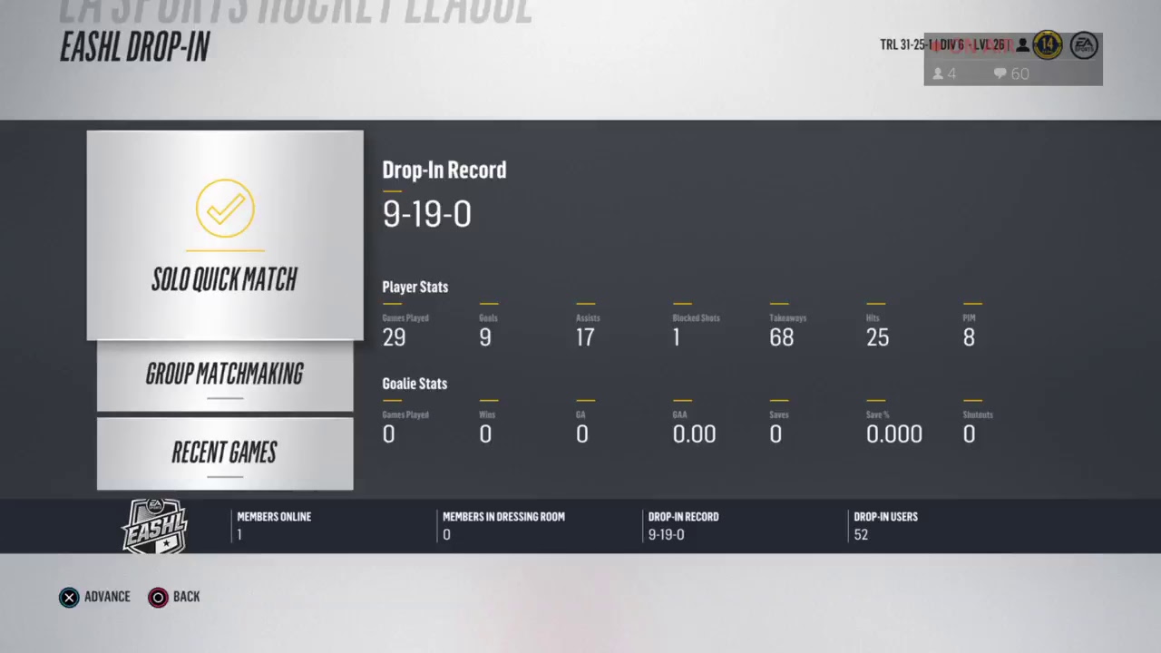EA NHL 18 ECSHL Live Stream