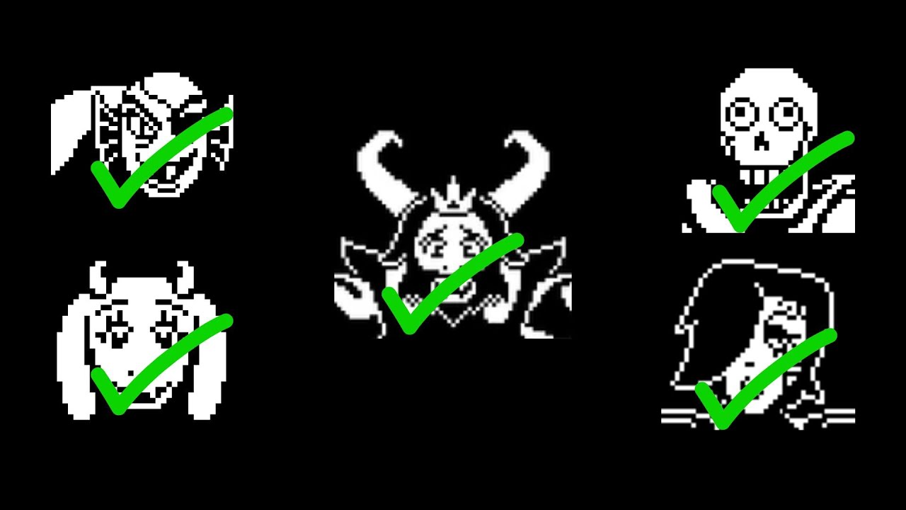 O que acontece se matarmos todos menos os bosses? Undertale