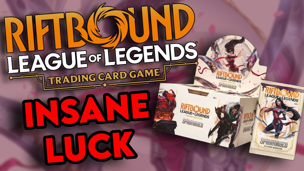 Unbelievable Luck Ripping Riftbound Spiritforged