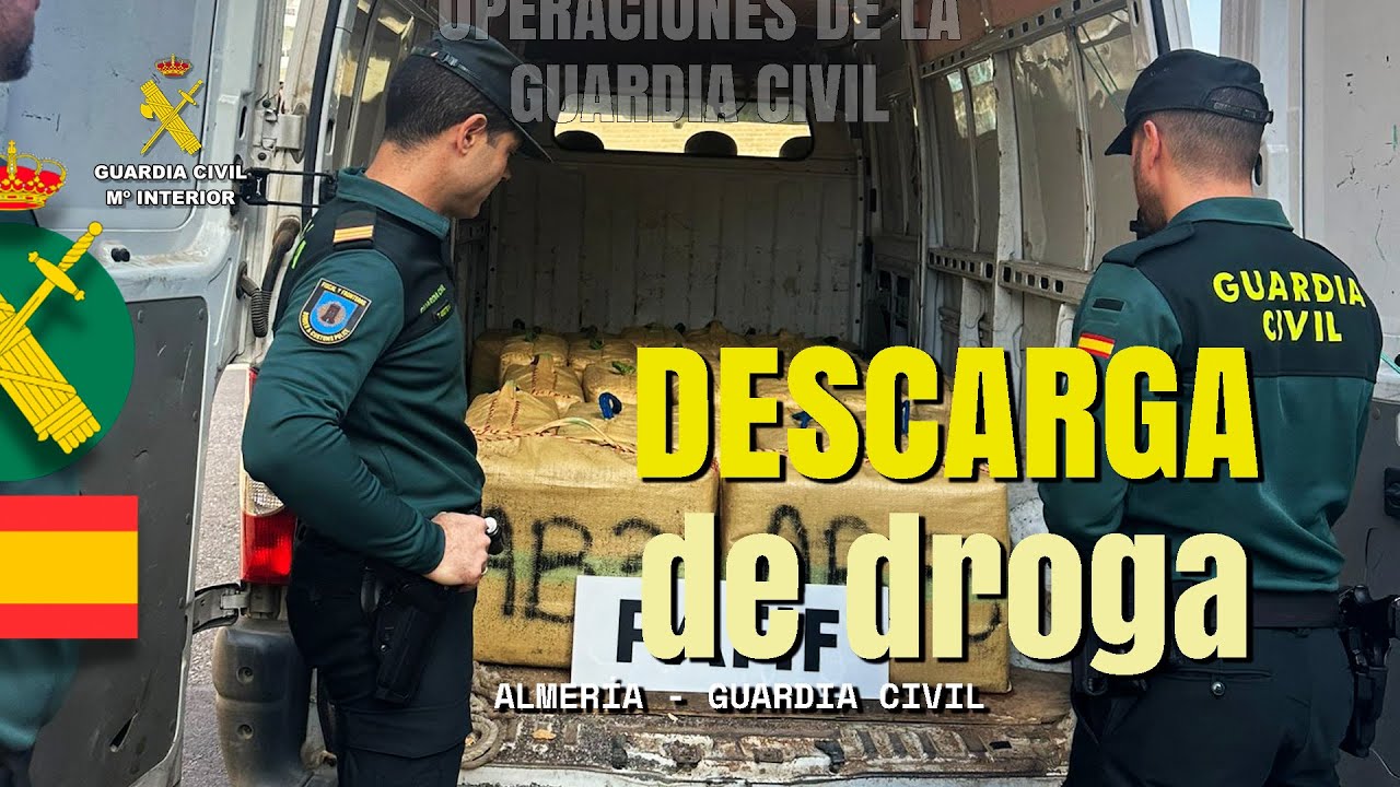 Incautada una tonelada de hachís en la costa de El Ejido (Almería)