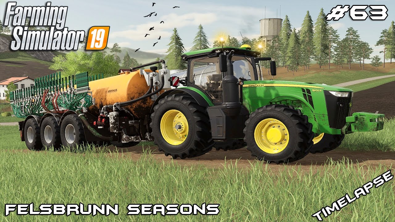 New tractor & spreading slurry | Animals on Felsbrunn Seasons | Farming Simulator 19 | Episode 63