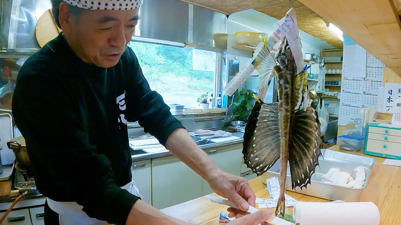 【料理人歴55年】魚で提灯を作る？？板さんが教える八角の提灯の作り方【#1】