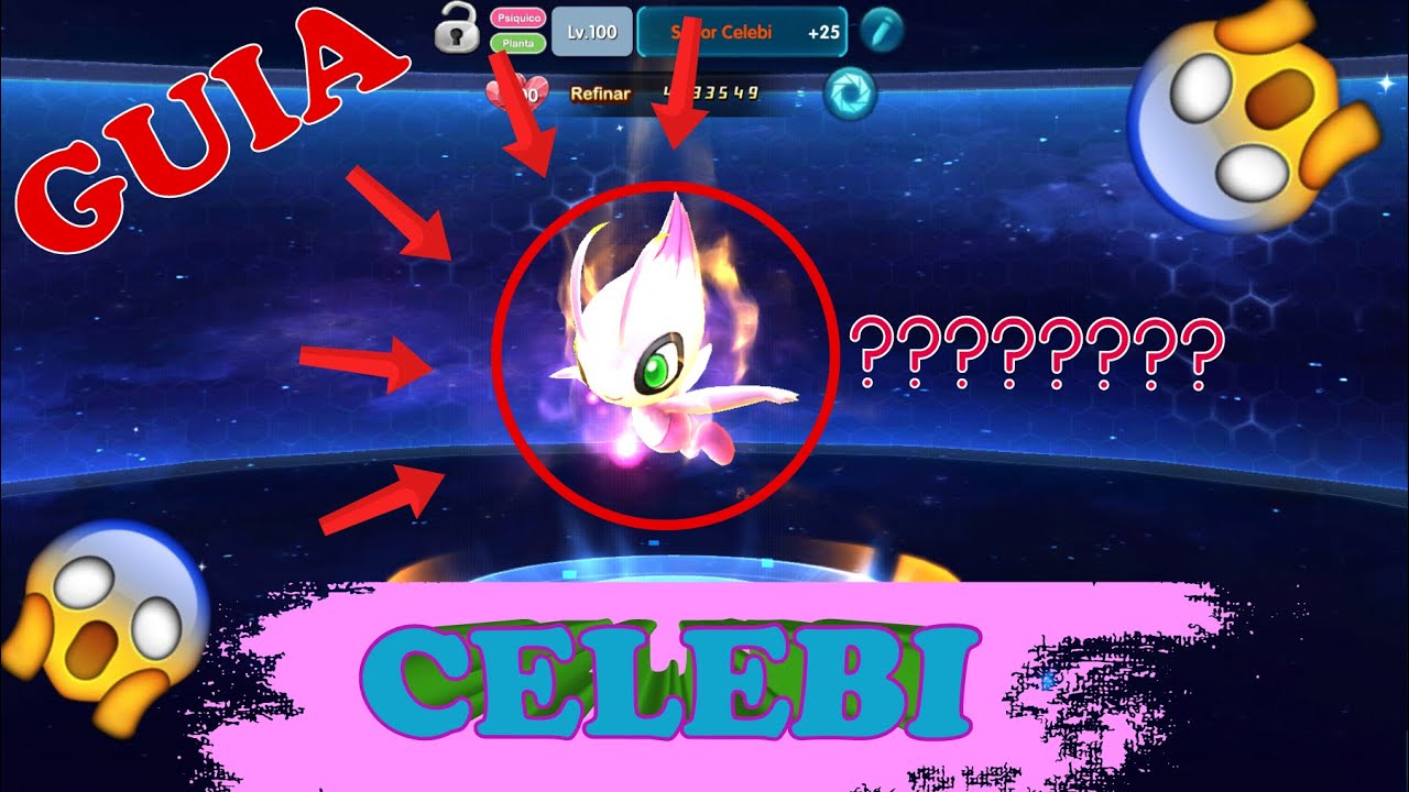 💥💥 Pet Dex, Guia como armar a Celebi, para Jefe, motín y cristal 💥💥