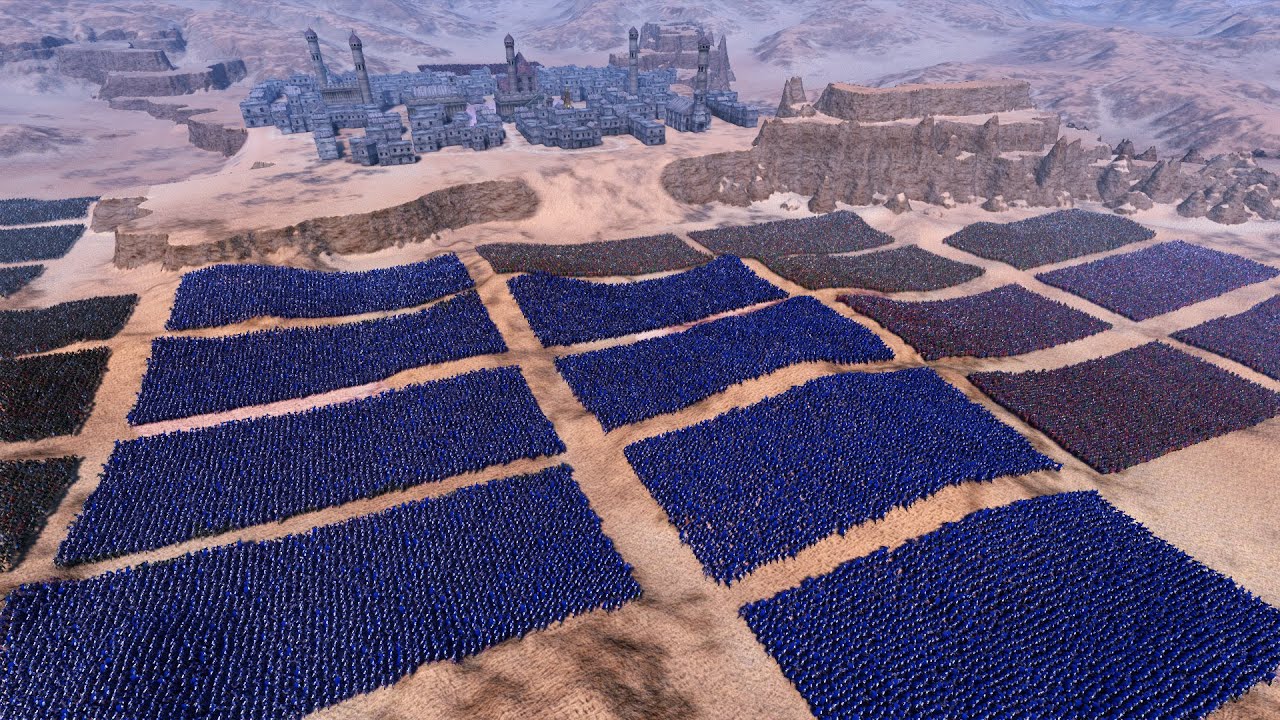 Hero's Lay Siege To The Castle | Ultimate Epic Battle Simulator | UEBS