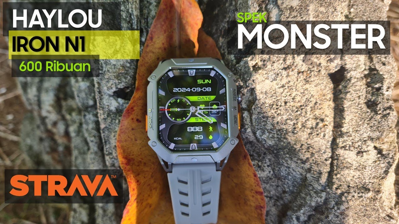 HAYLOU IRON N1 FULL REVIEW - Smartwatch 600 Ribuan, Spek Monster Standar Militer