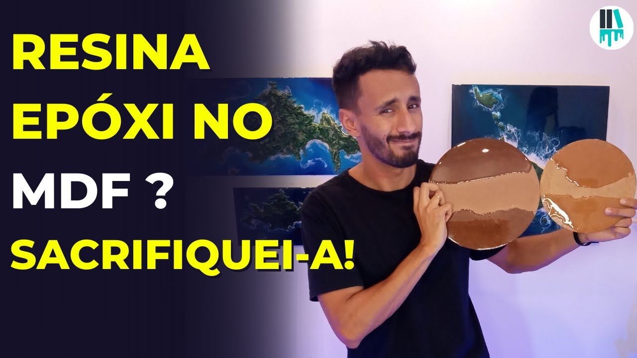 Resina Epóxi no MDF de Artesanato da Certo? Veja na Prática!