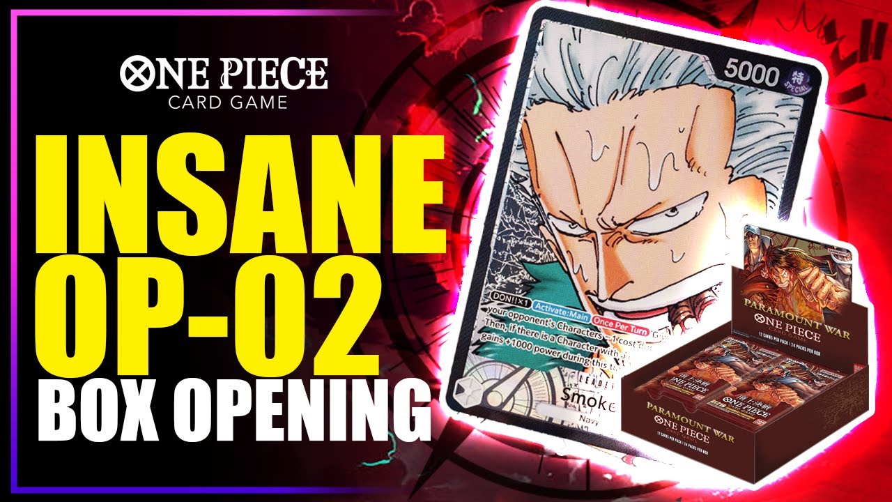 THE FIRST OP-02 BOX OPENING! CAN WE PULL AA SMOKER?