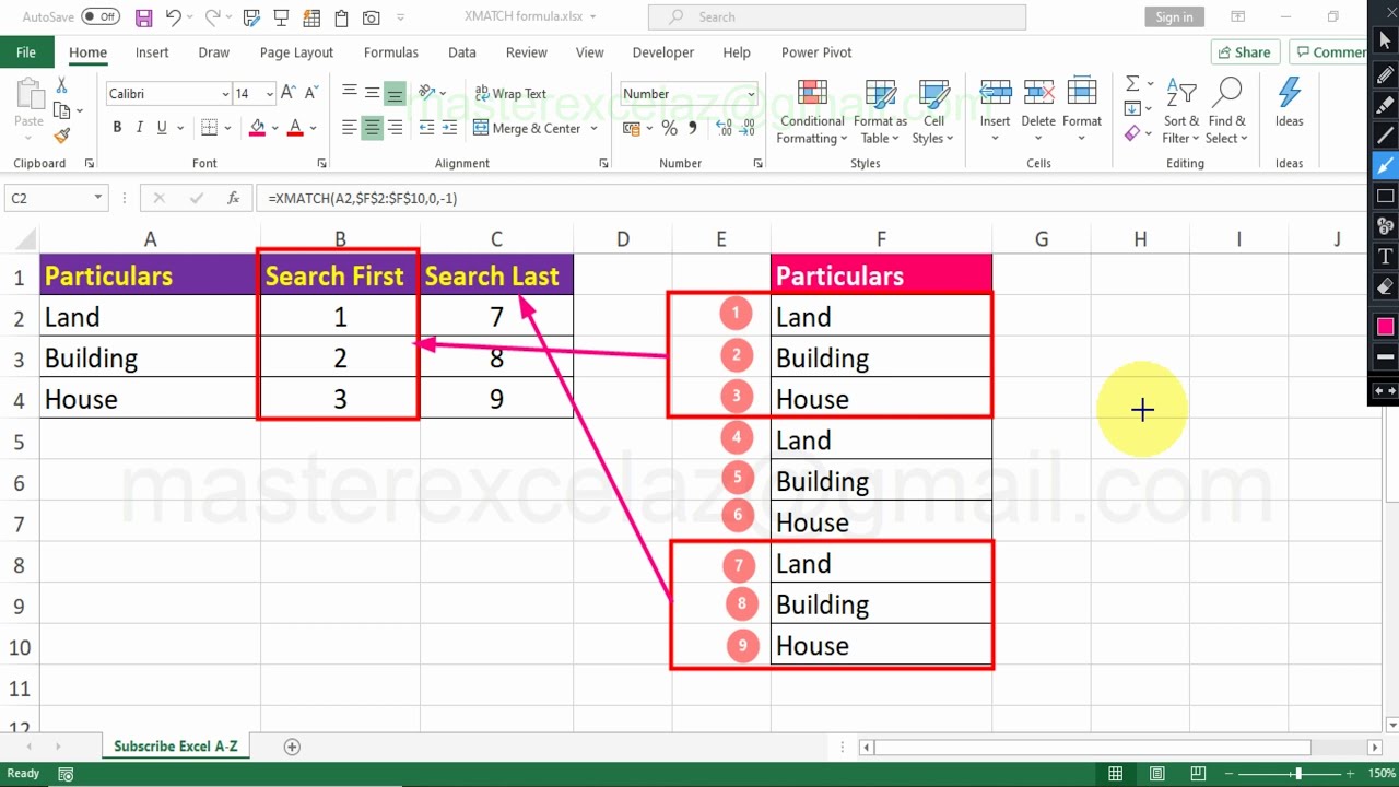 XMATCH function in Excel | excel new formulas 2020