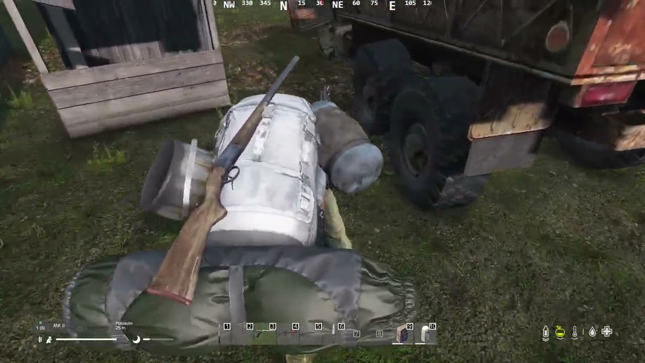 Dayz Bánov CZ 08 Máme plac, detailně stavba vlajky