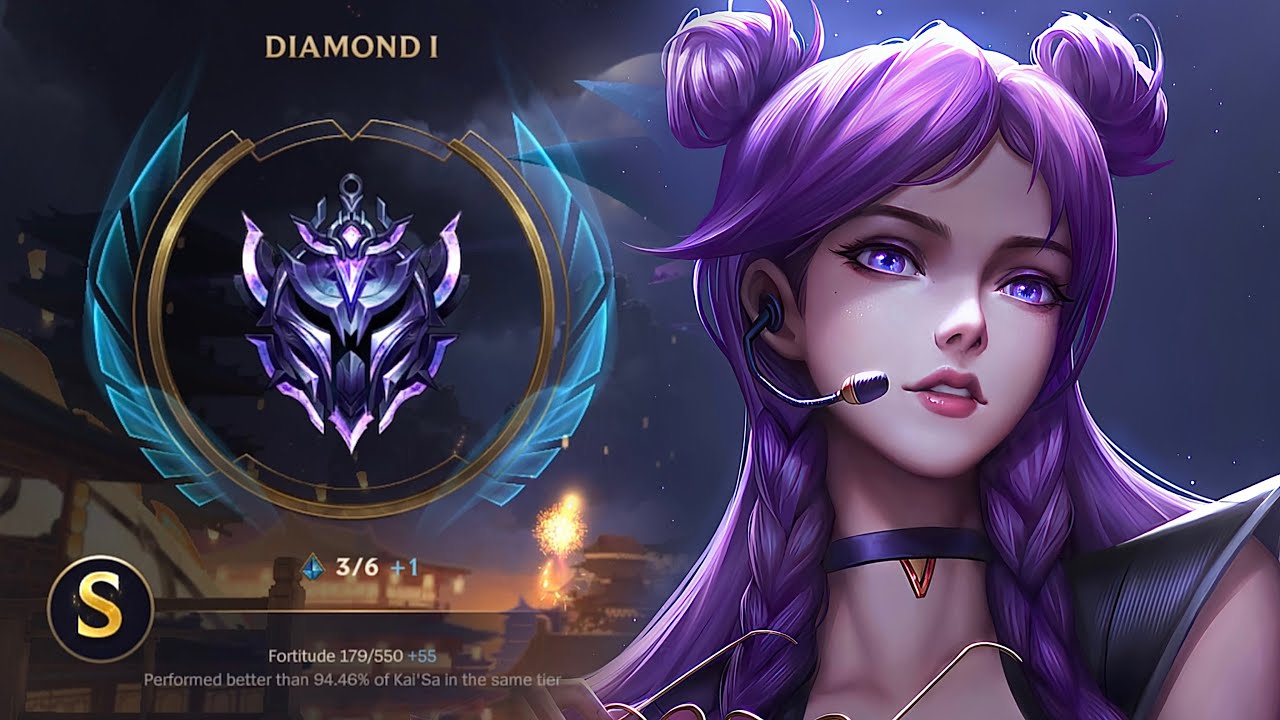WILD RIFT KAI'SA 94% IN DIAMOND 1 GAMEPLAY | ROAD TO MASTER IN SEASON 12 (BUILD AND RUNES)