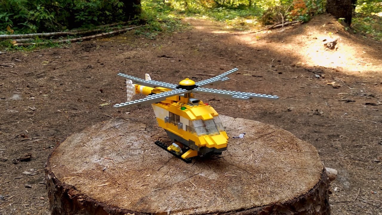 Custom LEGO Rescue Helicopter!