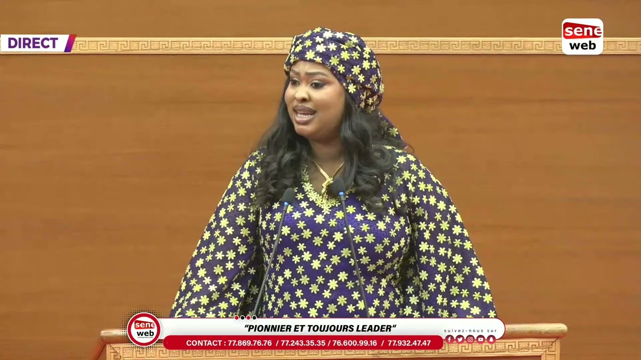 La pertinente intervention de la députée Fanta Sall