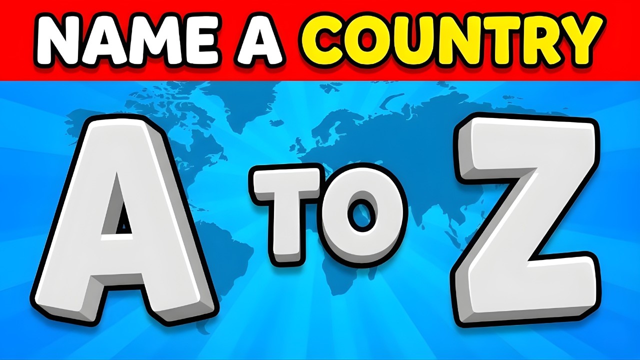 Ultimate A-Z COUNTRY QUIZ! | World Geography Challenge