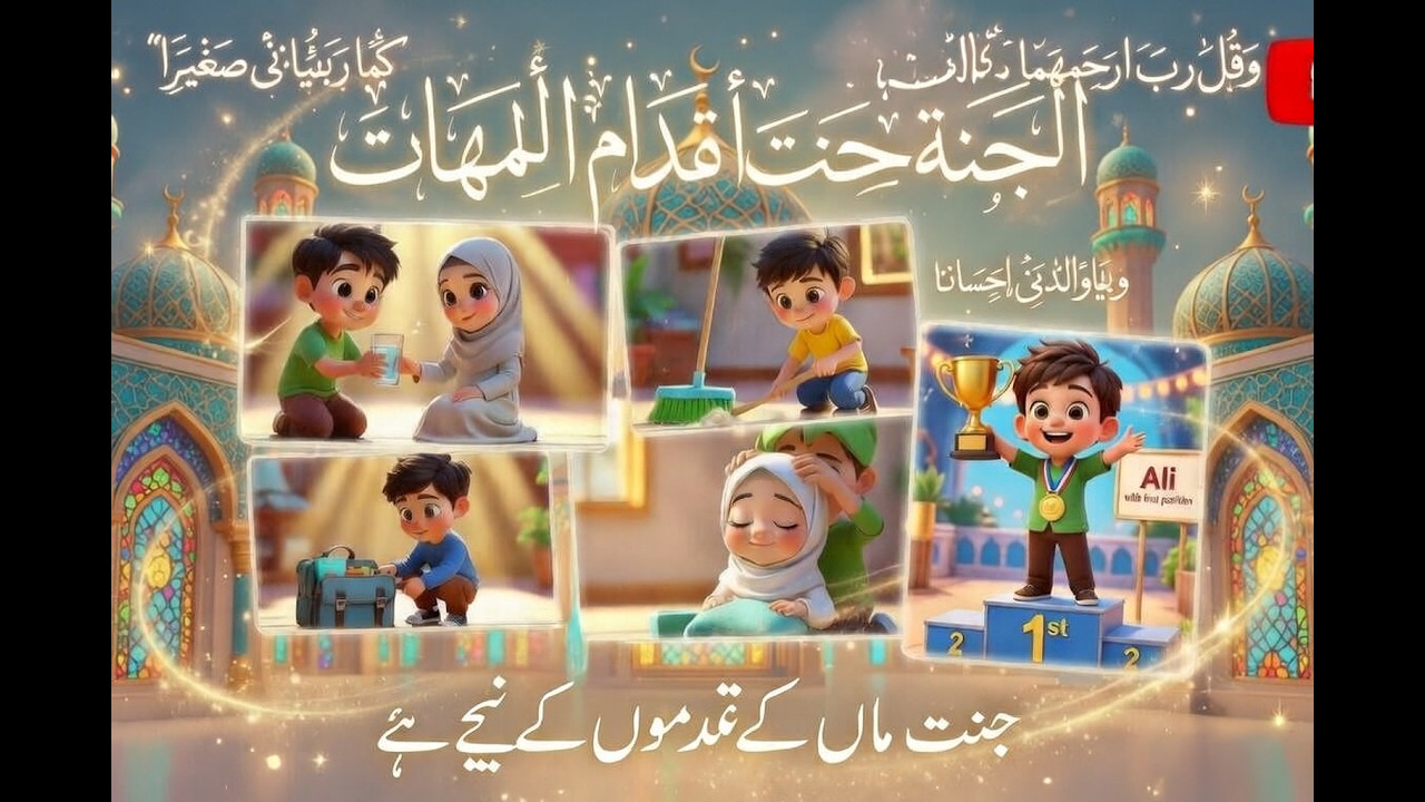 Topper Ka Raaz | Maa Ki Khidmat | Islamic Story for Kids | Noor e Bachpan | hadees for kids