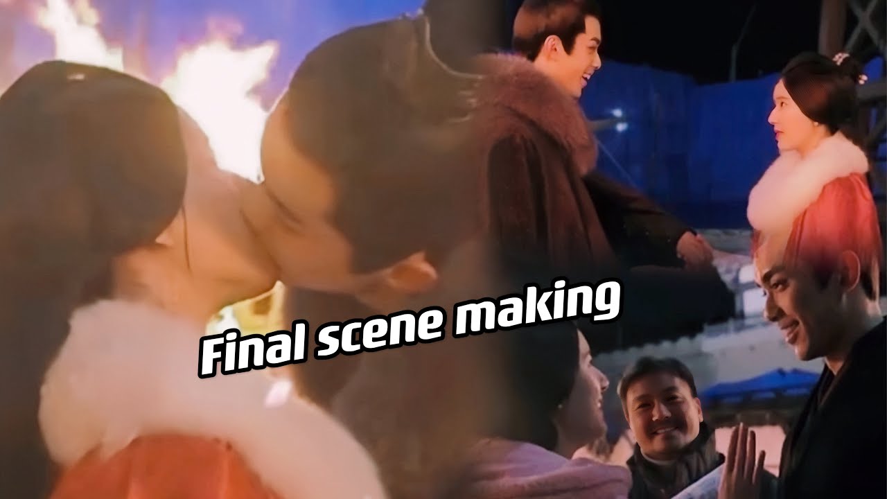 Zhao Lusi and WuLei behind the scene of final episode