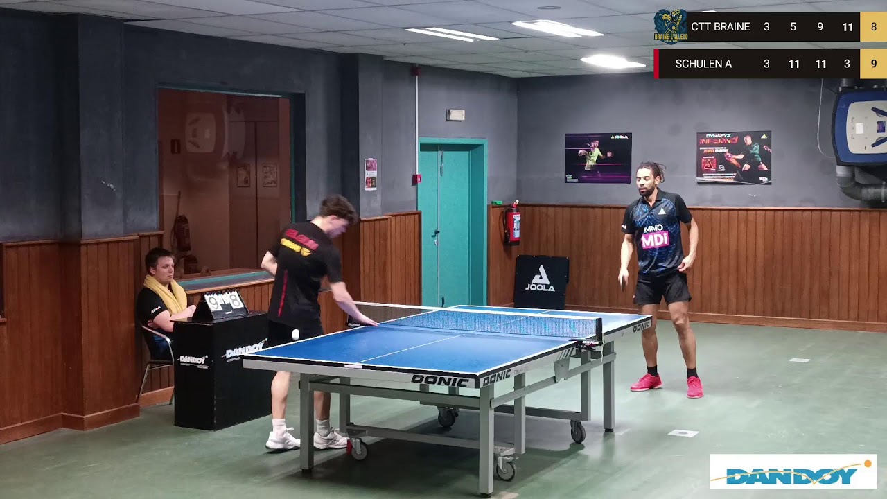 National 1 - interclubs 15 - Braine l'Alleud A VS Schulen A CTT BRAINE VS SCHULEN A