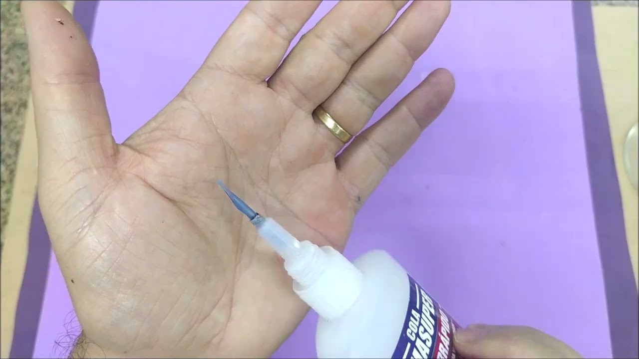 Estou realmente maravilhado com isso! PARE de COLAR o DEDO com SUPER COLA | BICO APLICADOR !