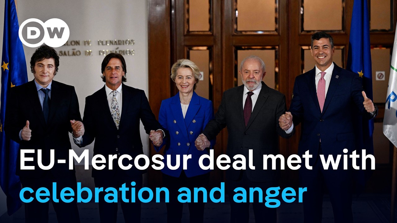 EU and Mercosur seal free trade agreement | DW News